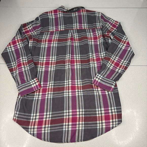 Mudd Multicolor Plaid Button Down Shirt - Picture 2 of 9